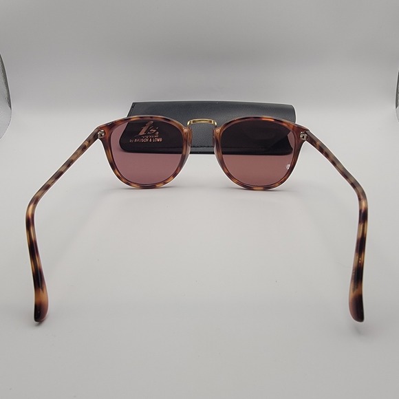 Bausch & Lomb Tortoiseshell Sunglasses Frames Only Womens W1549 w Case‎ - Picture 5 of 14